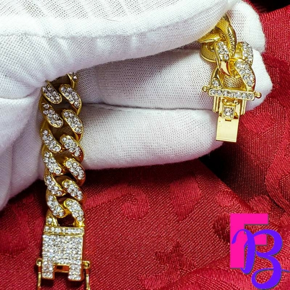 *NEW!* 13mm 18k Gold Iced Miami Cuban Necklace - Picture 8 of 17